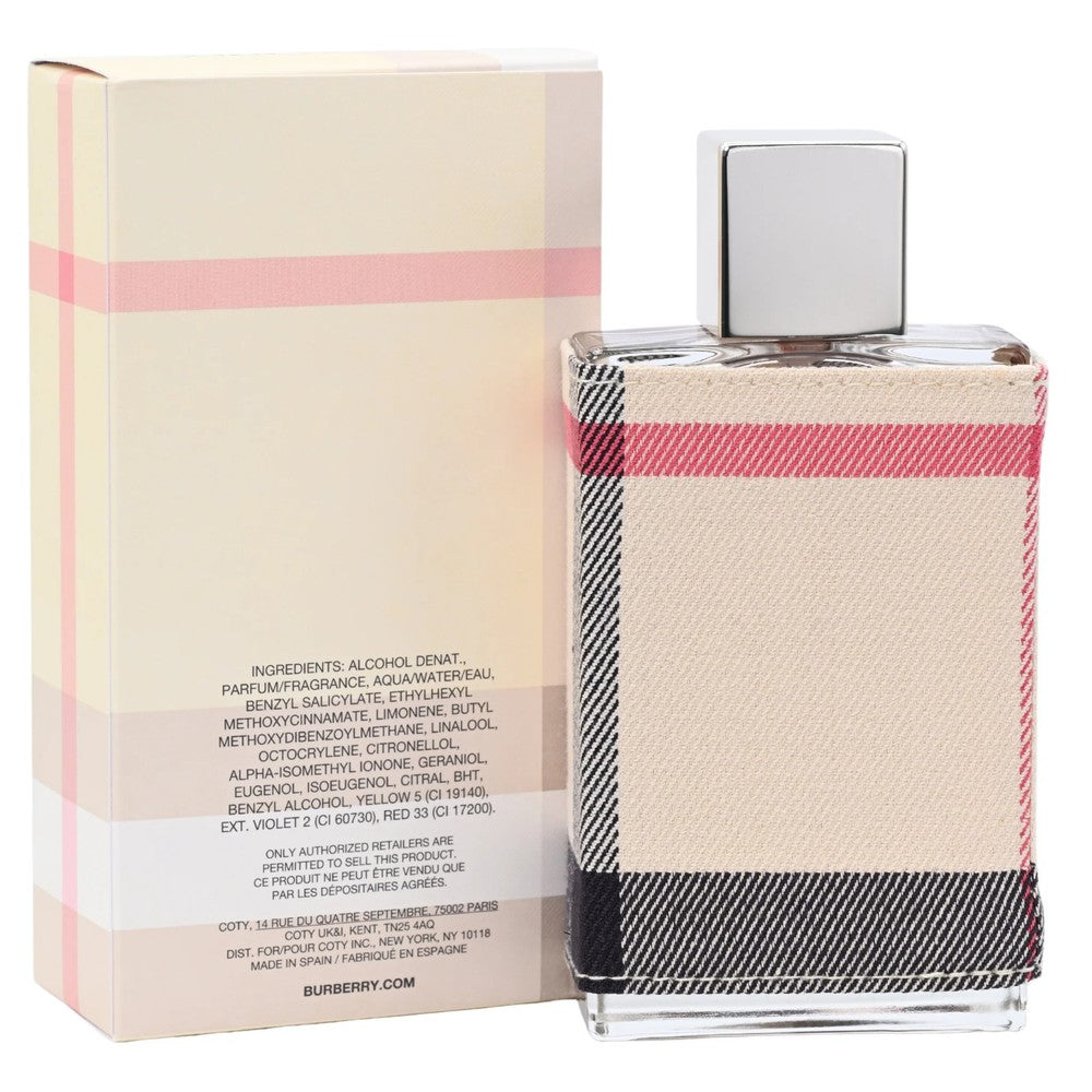 BURBERRY LONDON FABRIC by Burberry Perfume for Women EDP 3.3 / 3.4 oz New In Box
