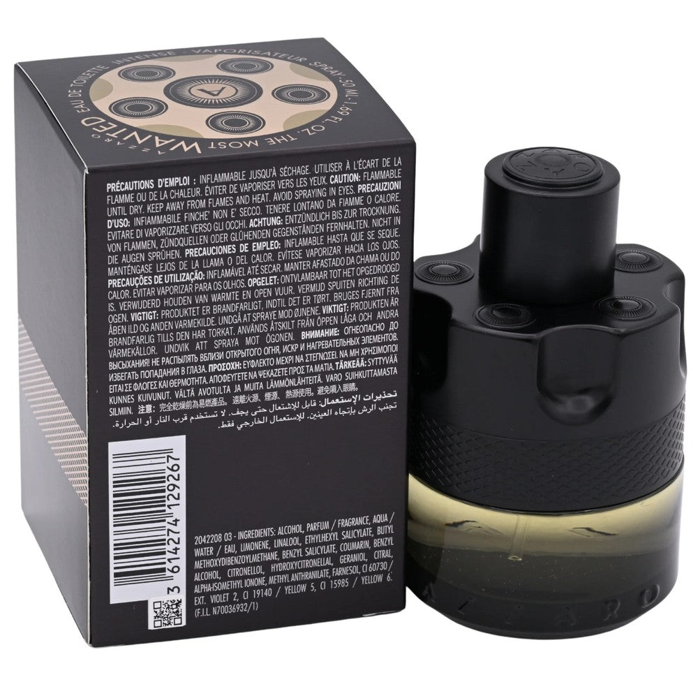The Most Wanted by Azzaro for men EDT intense 1.69 oz New in Box