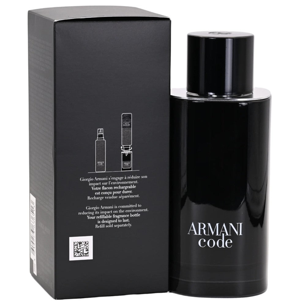 Armani Code (Refillable) by Giorgio Armani Cologne for Men EDT 4.2 oz New In Box