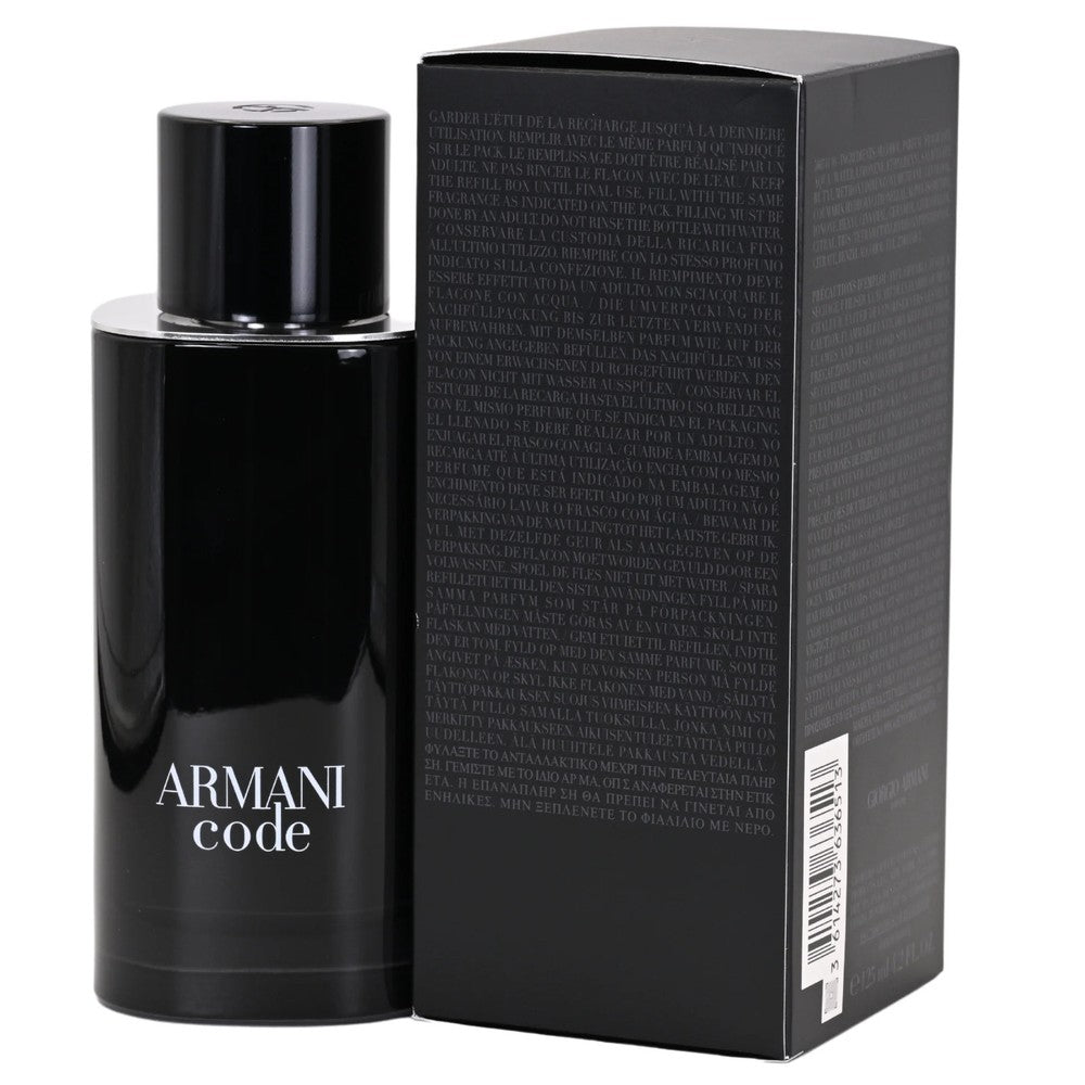 Armani Code (Refillable) by Giorgio Armani Cologne for Men EDT 4.2 oz New In Box