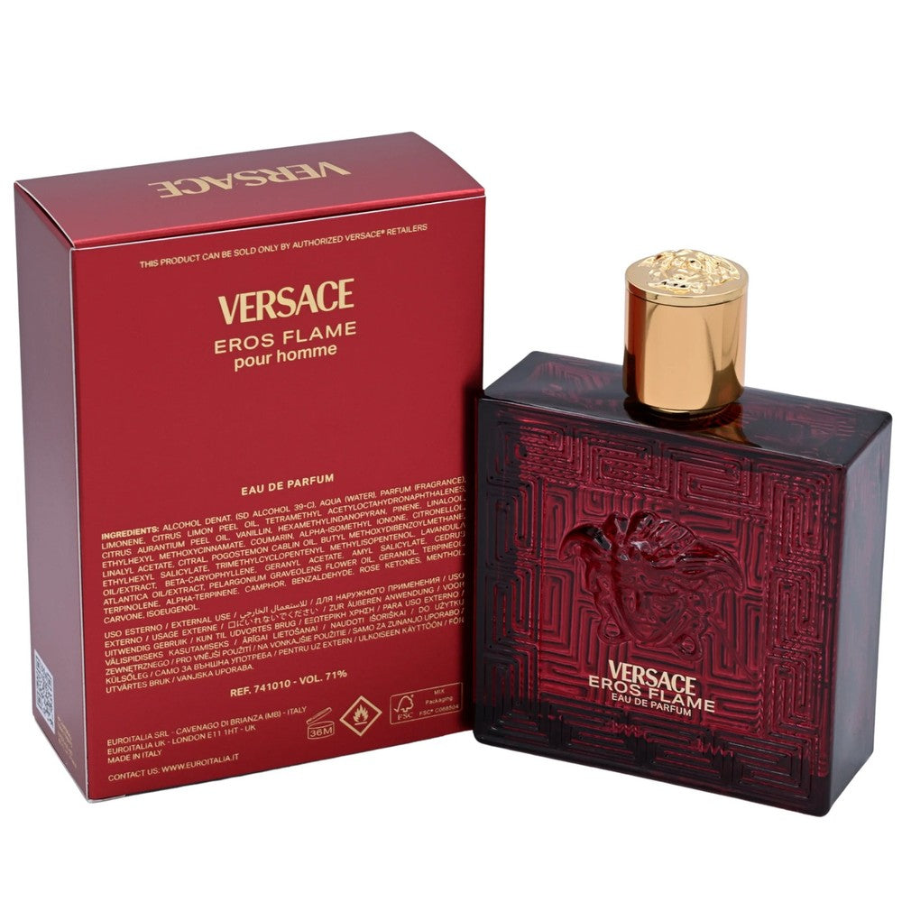 VERSACE EROS FLAME by Versace Cologne for Men EDP 3.3 / 3.4 oz New In Box