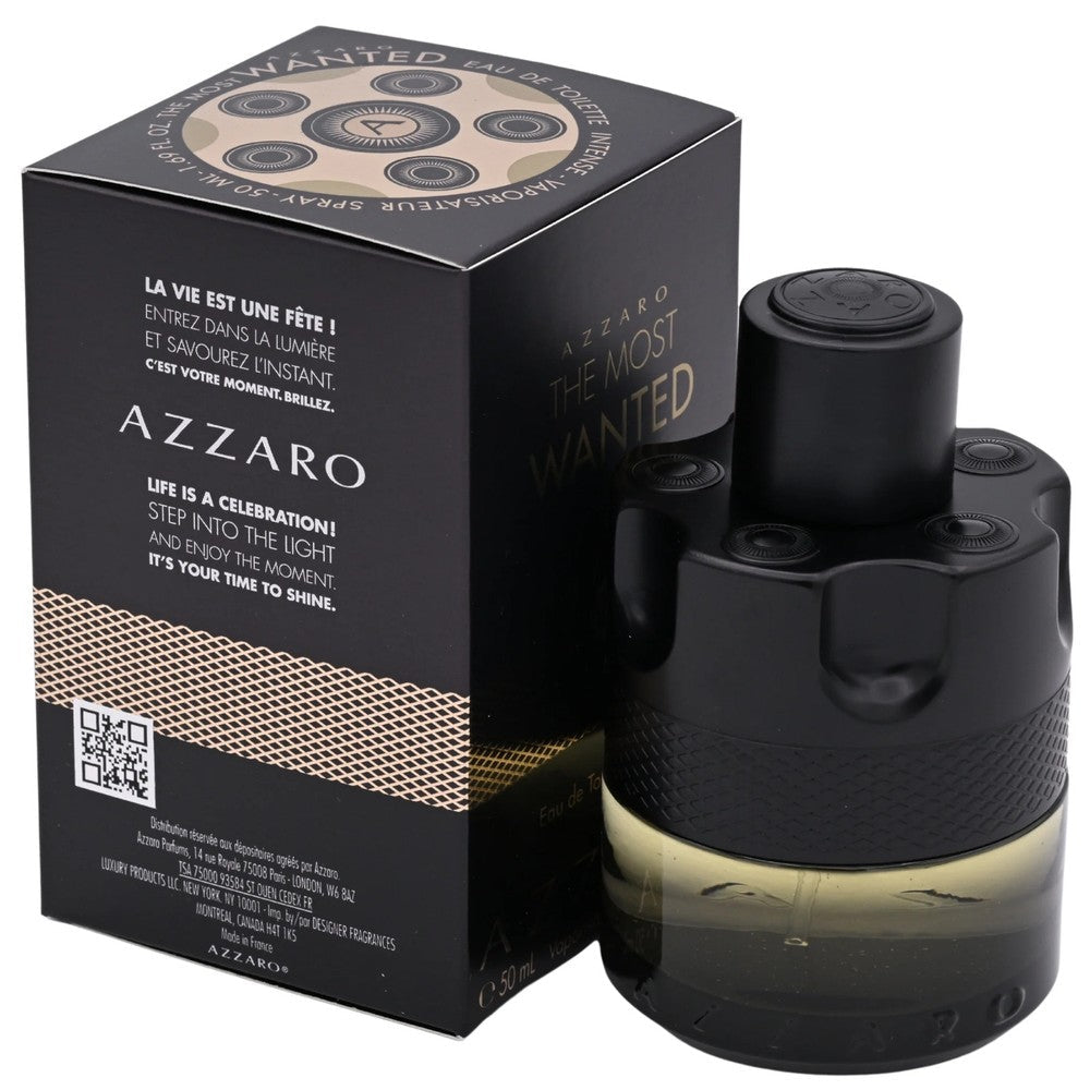 The Most Wanted by Azzaro for men EDT intense 1.69 oz New in Box
