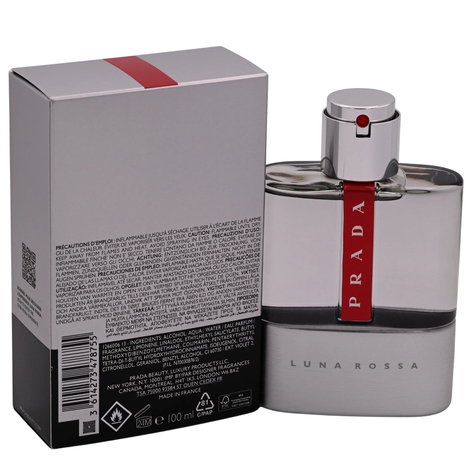 Luna Rossa by Prada cologne for men EDT 3.3 / 3.4 oz New in Box