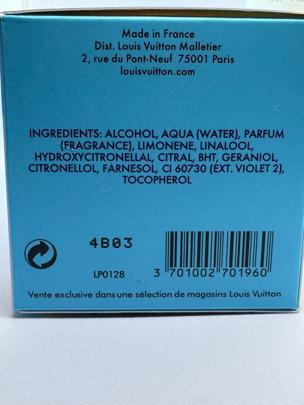 Louis Vuitton Afternoon Swim Unisex Fragrance 3.4 oz/100 ml